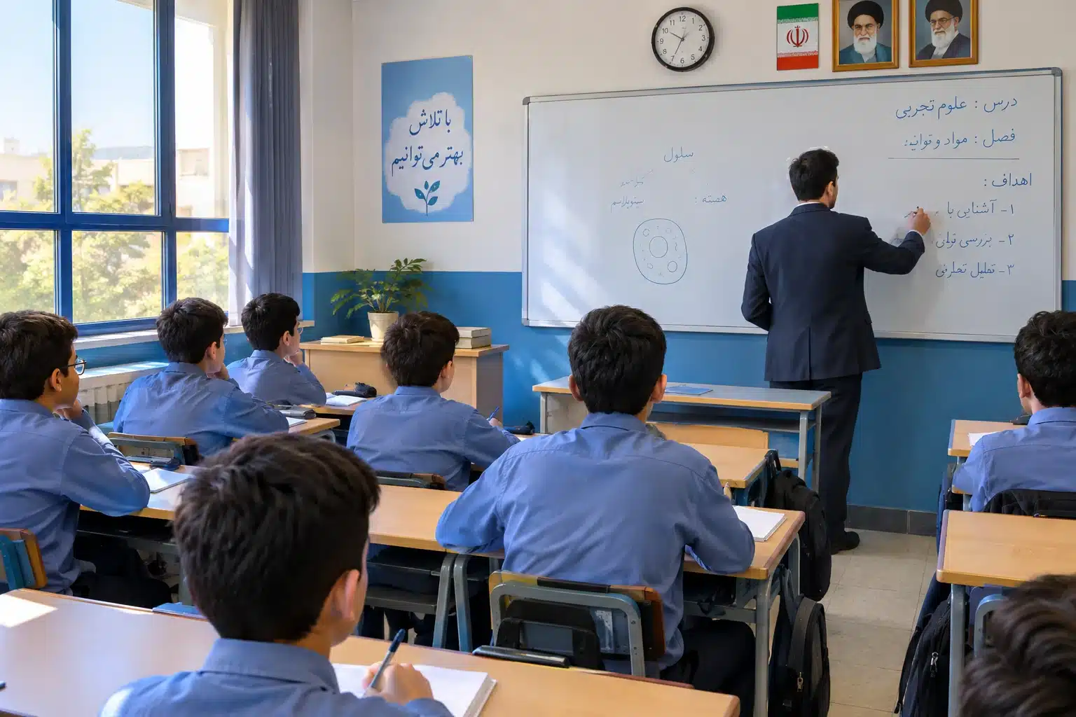 دبیرستان دوره اول پسرانه شهید امینی منطقه ۱۰ تهران